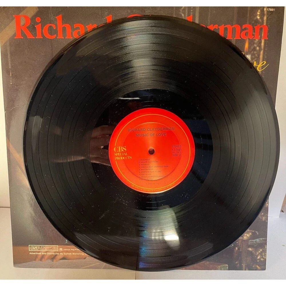 Richard Clayderman – Music Of Love - 1984 - CBS Special Products P 17661 LP VG+ - Picture 2 of 3